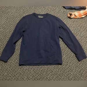 Navy blue crew neck